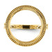 14K Yellow Gold 1/10th American Eagle Coin Diamond-cut Coin Ring - Size: 7 - (B32-691) 14K Yellow Gold 1/10th American Eagle Coin Diamond-cut Coin Ring - Size: 7 - (B32-691)