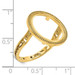 14K Yellow Gold 1/10th American Eagle Coin Diamond-cut Coin Ring - Size: 7 - (B32-691) 14K Yellow Gold 1/10th American Eagle Coin Diamond-cut Coin Ring - Size: 7 - (B32-691)
