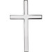 14K White Gold Cross Pendant - (B15-188) 14K White Gold Cross Pendant - (B15-188)