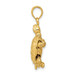 14K Yellow Gold Solid Polished 3-Dimensional Moveable Turtle Pendant - (A83-508) 14K Yellow Gold Solid Polished 3-Dimensional Moveable Turtle Pendant - (A83-508)