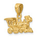 14K Yellow Gold 3-D Locomotive Charm Pendant - (A84-240) 14K Yellow Gold 3-D Locomotive Charm Pendant - (A84-240)
