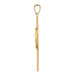 14K Yellow Gold Cross with St. Michael Medal Pendant - (A97-922) 14K Yellow Gold Cross with St. Michael Medal Pendant - (A97-922)