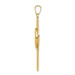 14K Yellow Gold Cross with Saint Christopher Medal Pendant - (A97-979) 14K Yellow Gold Cross with Saint Christopher Medal Pendant - (A97-979)