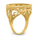14K Yellow Gold 1/10th American Eagle Coin Polished Coin Ring - Size: 7 - (B31-662) 14K Yellow Gold 1/10th American Eagle Coin Polished Coin Ring - Size: 7 - (B31-662)