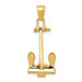 14K Yellow Gold 3-D T-Bar Style Anchor Pendant - (A83-168) 14K Yellow Gold 3-D T-Bar Style Anchor Pendant - (A83-168)