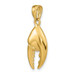 14K Yellow Gold 3-D Moveable Stone Crab Claw Pendant - (A83-243) 14K Yellow Gold 3-D Moveable Stone Crab Claw Pendant - (A83-243)