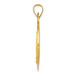 14K Yellow Gold Polished and Satin Miraculous Medal Pendant 25mm width - (B11-452) 14K Yellow Gold Polished and Satin Miraculous Medal Pendant 25mm width - (B11-452)