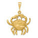 14K Yellow Gold Cancer Zodiac Charm - (A83-681)