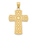 14K Yellow Gold Cross with Serenity Prayer Pendant - (A84-660) 14K Yellow Gold Cross with Serenity Prayer Pendant - (A84-660)