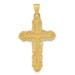 14K Yellow Gold Crucifix Charm 42mm length - (A82-962)