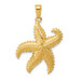14K Yellow Gold 2-D Starfish Pendant - (A84-356) 14K Yellow Gold 2-D Starfish Pendant - (A84-356)