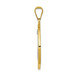 14K Yellow Gold Two-tone Circle St. Benedict Medal Pendant - (A87-119) 14K Yellow Gold Two-tone Circle St. Benedict Medal Pendant - (A87-119)