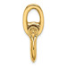 14K Yellow Gold 3-D Medium Shackle Charm Pendant - (A93-277)