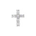 14K White Gold 1/4-Carat tw Diamond Cross Pendant - (B15-746) 14K White Gold 1/4-Carat tw Diamond Cross Pendant - (B15-746)
