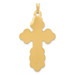 14K Yellow Gold Eastern Orthodox Cross Pendant 41mm length - (B11-662) 14K Yellow Gold Eastern Orthodox Cross Pendant 41mm length - (B11-662)