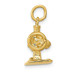 14K Yellow Gold Antique Sewing Machine Charm - (A82-517)