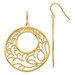 14K Yellow Gold Circle Earrings - (B41-977) 14K Yellow Gold Circle Earrings - (B41-977)