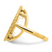 14K Yellow Gold 1/10th American Eagle Coin Polished Coin Ring - Size: 7 - (B32-686) 14K Yellow Gold 1/10th American Eagle Coin Polished Coin Ring - Size: 7 - (B32-686)