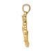 14K Yellow Gold 2-D Horse Walking Charm Pendant - (A90-893) 14K Yellow Gold 2-D Horse Walking Charm Pendant - (A90-893)