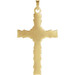 14K Yellow & White Gold 36x24mm Crucifix Pendant - (B15-345) 14K Yellow & White Gold 36x24mm Crucifix Pendant - (B15-345)