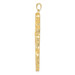 10K Yellow Gold Large Textured Cross Pendant - (A88-708) 10K Yellow Gold Large Textured Cross Pendant - (A88-708)