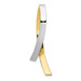 14K Two-tone Gold Contemporary Slide - (A98-313) 14K Two-tone Gold Contemporary Slide - (A98-313)