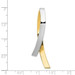 14K Two-tone Gold Contemporary Slide - (A98-313) 14K Two-tone Gold Contemporary Slide - (A98-313)