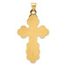 14K Yellow Gold Eastern Orthodox Cross Pendant 50mm length - (B11-314) 14K Yellow Gold Eastern Orthodox Cross Pendant 50mm length - (B11-314)
