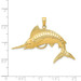 14K Yellow Gold Marlin Pendant - (A85-118)