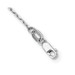 14K White Gold Diamond-cut 3mm Beaded Rosary Necklace - Length 24'' inches - (B22-578) 14K White Gold Diamond-cut 3mm Beaded Rosary Necklace - Length 24'' inches - (B22-578)