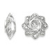 Diamond Earrings Jackets - 1/3-Carat tw - 14K White Gold (B43-604)