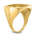 14K Yellow Gold 1/10th American Eagle Coin Diamond-cut Coin Ring - Size: 10 - (B31-714) 14K Yellow Gold 1/10th American Eagle Coin Diamond-cut Coin Ring - Size: 10 - (B31-714)