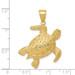 14K Yellow Gold 2-D Sea Turtle Pendant - (A84-403) 14K Yellow Gold 2-D Sea Turtle Pendant - (A84-403)
