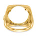 14K Yellow Gold 1/10th American Eagle Coin Polished Coin Ring - Size: 10 - (B31-702) 14K Yellow Gold 1/10th American Eagle Coin Polished Coin Ring - Size: 10 - (B31-702)