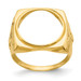 14K Yellow Gold 1/10th American Eagle Coin Polished Coin Ring - Size: 10 - (B31-702) 14K Yellow Gold 1/10th American Eagle Coin Polished Coin Ring - Size: 10 - (B31-702)