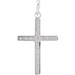 14K White Gold 1/2-Carat tw Diamond Cross Pendant - (B15-462) 14K White Gold 1/2-Carat tw Diamond Cross Pendant - (B15-462)