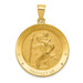 14K Yellow Gold Saint Christopher Medal Pendant 29mm width - (A86-546) 14K Yellow Gold Saint Christopher Medal Pendant 29mm width - (A86-546)