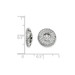 14K White Gold 1-Carat tw Diamond Round 13mm Earrings Jackets - (B43-498)