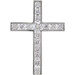 14K White Gold 3/4-Carat tw Diamond Cross Pendant - (B15-331) 14K White Gold 3/4-Carat tw Diamond Cross Pendant - (B15-331)