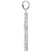 14K White Gold 1-3/8 Carat tw Diamond Cross Pendant - (B15-395) 14K White Gold 1-3/8 Carat tw Diamond Cross Pendant - (B15-395)