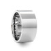 SUTTON 12 mm Pipe Cut White Tungsten Carbide Ring with Polished Finish ~ (J65-139)