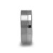 DALLAS Tungsten Carbide Ring with Single Offset Groove - 8 mm ~ (G65-718)