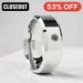 WESTMINSTER Black Diamond Beveled Tungsten Carbide Ring - 6mm & 8mm