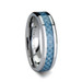 AUGUSTUS Tungsten Carbide Ring with Blue Carbon Fiber Inlay - 4mm - 10mm AUGUSTUS Tungsten Carbide Ring with Blue Carbon Fiber Inlay - 4mm - 10mm