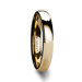 ORO Domed Gold Tungsten Wedding Ring - 4mm - 10mm