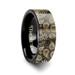 Thorsten Rings Paisley Pattern Black Tungsten Engraved Ring - 4mm - 12mm Thorsten Rings Paisley Pattern Black Tungsten Engraved Ring - 4mm - 12mm