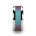 STINGRAY Tungsten Carbide Ring with Blue/Purple Color Changing Inlay - 4mm - 10mm