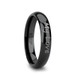 Handwritten Black Tungsten Carbide Domed Handwritten Wedding Ring - Polished Comfort Fit - 4mm 6mm 8mm 10mm 12mm Handwritten Black Tungsten Carbide Domed Handwritten Wedding Ring - Polished Comfort Fit - 4mm 6mm 8mm 10mm 12mm