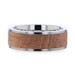 STILL Titanium Whiskey Barrel Inlaid Made From Genuine Whiskey Barrels Wedding Ring - Flat Polished Comfort Fit - 8mm STILL Titanium Whiskey Barrel Inlaid Made From Genuine Whiskey Barrels Wedding Ring - Flat Polished Comfort Fit - 8mm