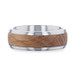 STAVE Titanium Whiskey Barrel Inlaid Made From Genuine Whiskey Barrels - 8mm STAVE Titanium Whiskey Barrel Inlaid Made From Genuine Whiskey Barrels - 8mm